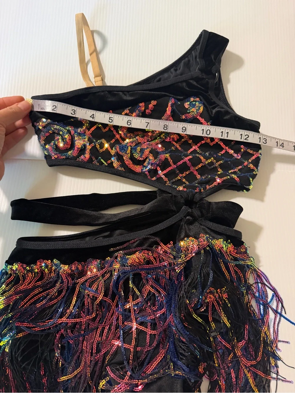 Tenth House solo contemporary open costume fringe TH26028 ZEALOUS LC-large child